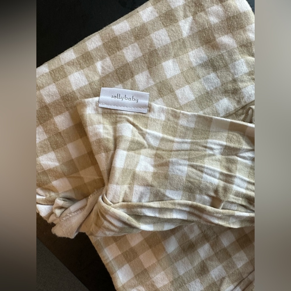 Solly Baby The Wrap Cream Checker Baby